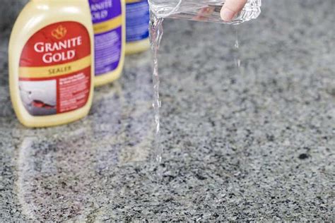 testing for sealed granite|how to test granite countertops.